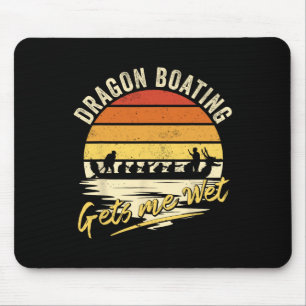 Mousepad Remar em Dragão Me Molha - Divertida Corrida de Ba