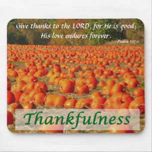 Mousepad Remendo da abóbora - Thankfulness