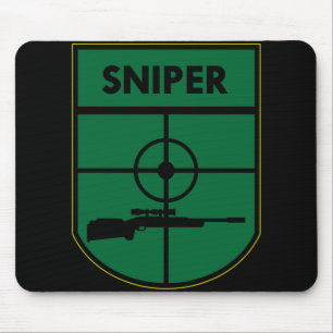 Mousepad Remendo preto do atirador furtivo