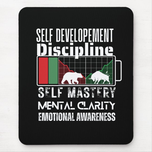 Mousepad Reminder and motivation | Forex mindset (Frente)