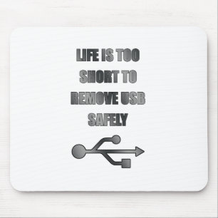 Mousepad remova USB com segurança