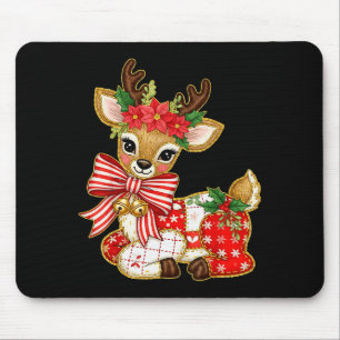 Mousepad Rena de Patchwork Pré-Natal Feminino Natal Festa d