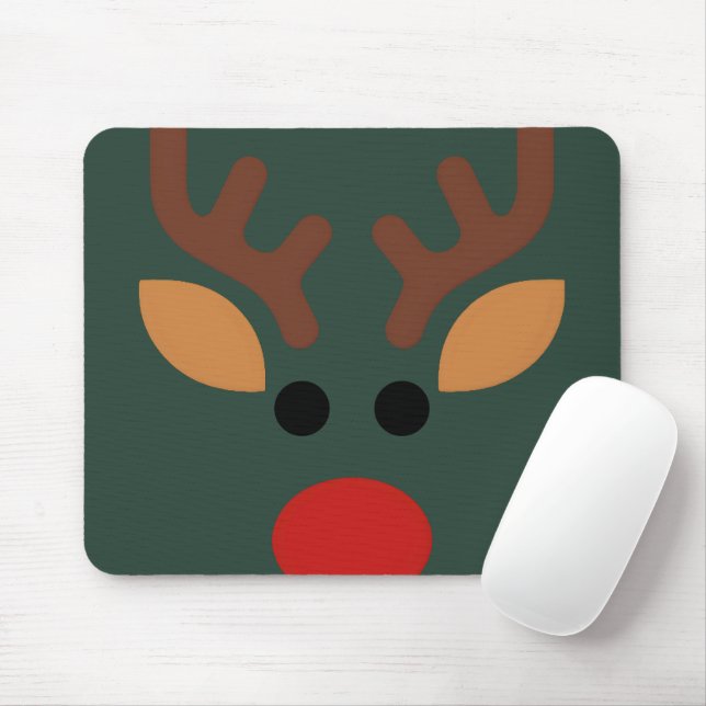 Mousepad Rena Minimalista Rudolph (Com mouse)