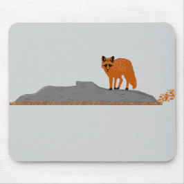 Mousepad 🦊 Renard sur le Rocher