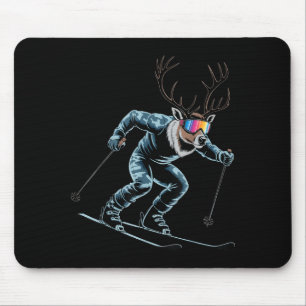 Mousepad Renascer de Esqui Divertido Esqui Inverno Srt Snow