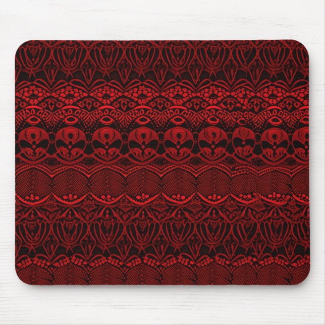 Mousepad Renda Vermelha Deco (Frente)