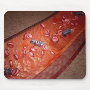 Mousepad Rendição microscópica de uma infecção do sang