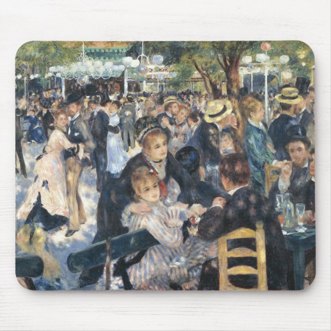 Mousepad Renoir Dança no Moulin de la Galette Vintage (Frente)