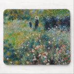 Mousepad Renoir - Mulher com Parasol num Jardim<br><div class="desc">Mulher com Parasol em Jardim (Femme avec parasol dans un jardin) - Pierre-Auguste Renoir,  Oil on Canvas,  1875</div>