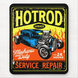 Mousepad Reparos do Serviço de Garagem de Hot Rod