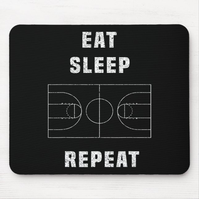 Mousepad repetir o basquete de dormir (Frente)