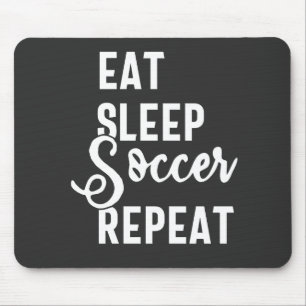 Mousepad repetir o futebol para dormir