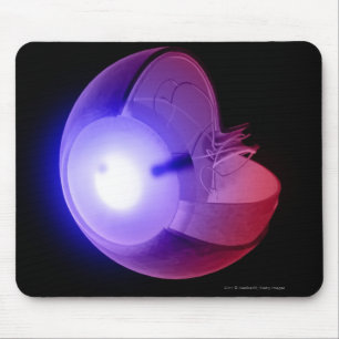 Mousepad Representação da estrutura do olho