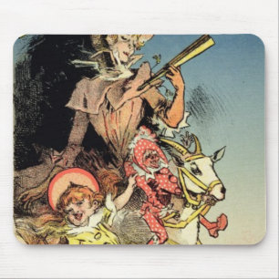 Mousepad Reprodução de um GIF do ano novo de propaganda d