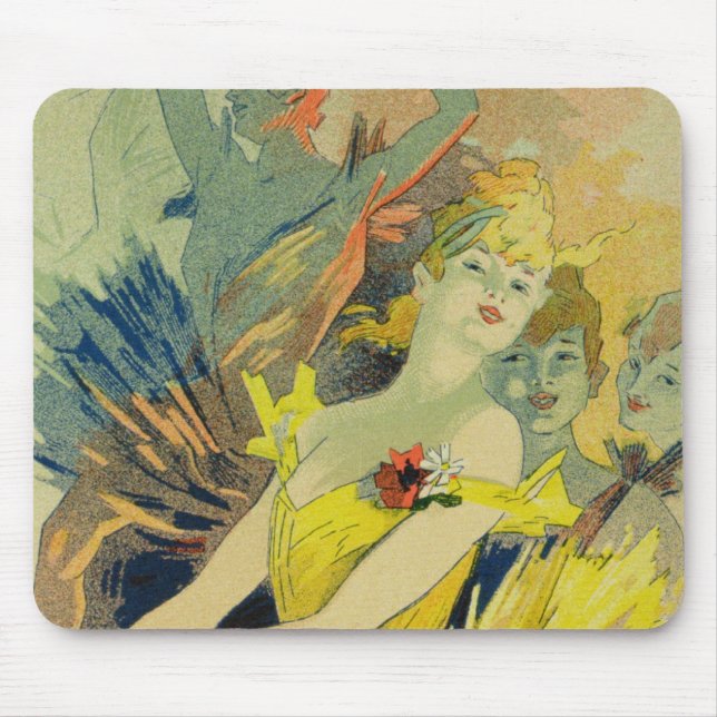 Mousepad Reprodução Para trás-Palco a de uma propaganda de (Frente)