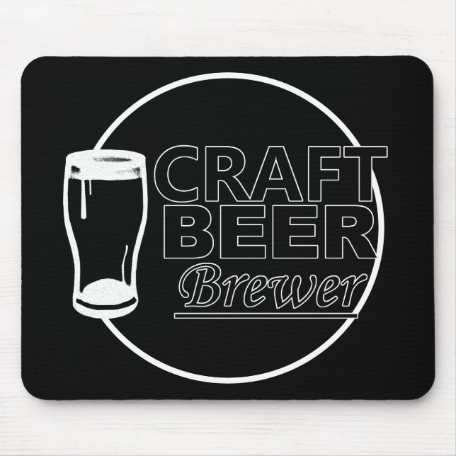 Mousepad Reprodutor de cerveja artesanato (Frente)