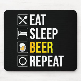Mousepad Reproduza a cerveja de repouso