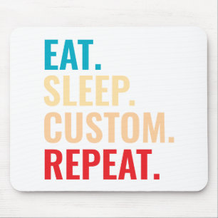 Mousepad Reproduzir Texto Personalizado de Repetição Person