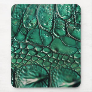 Mousepad Reptilian Chic Emerald Design
