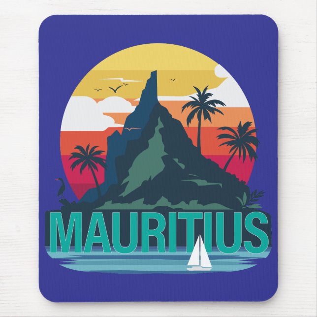 Mousepad República da Maurícia (Frente)