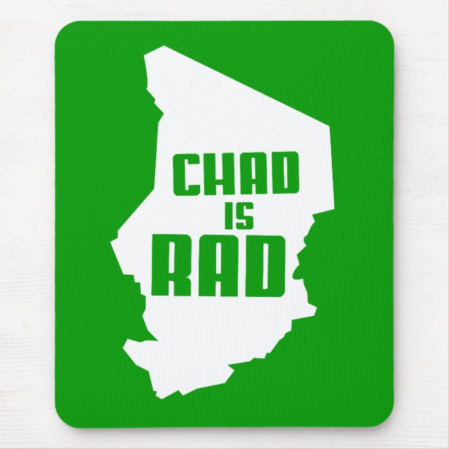 Mousepad República do Tchad é o Rad (contínuo) (Frente)