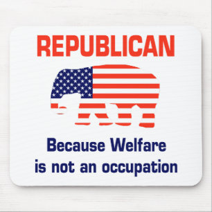 Mousepad Republicano engraçado - bem-estar