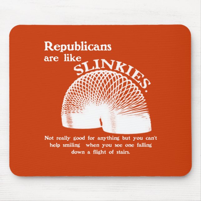Mousepad Republicano que cai para baixo as escadas (Frente)