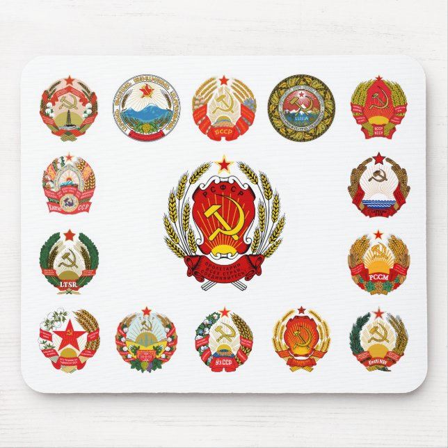 Mousepad Repúblicas da União Soviética (Frente)