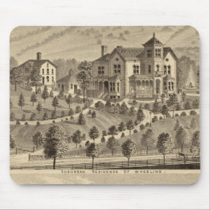 Mousepad Residência suburbana de rodas