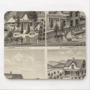 Mousepad Residências, cervejaria, rancho