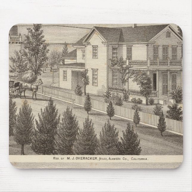 Mousepad Residências de Emerson, Overacker (Frente)