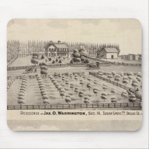 Mousepad Residências e fazendas de Warrington