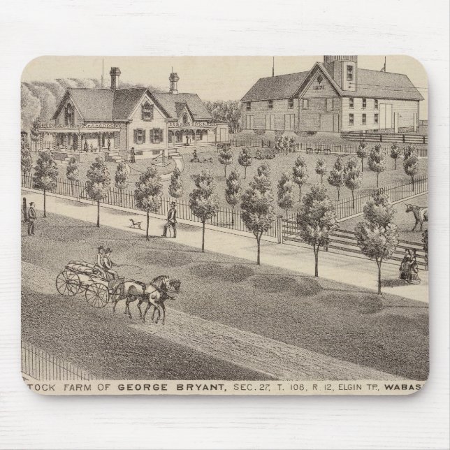 Mousepad Residências e Fazendas, Minnesota (Frente)