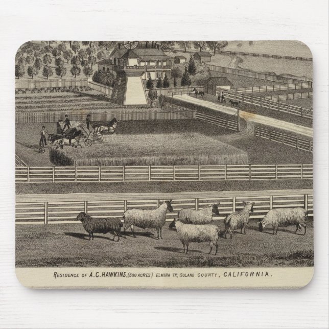 Mousepad Residências Hawkins, Mayes (Frente)