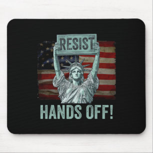 Mousepad Resist Resistir Estátua da Liberdade Protesto das