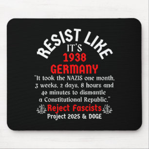 Mousepad Resista Como se Fosse a Alemanha de 1938