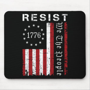 Mousepad Resista Protesto Nós O Povo Bandeira Protesto Salv