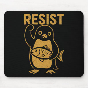 Mousepad Resista Rebelião do Pinguim Resistência Protesto C