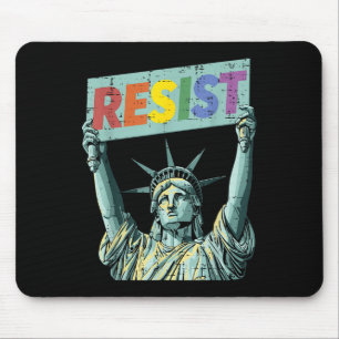 Mousepad Resistência à Estátua Arco-Íris Liberdade Protesto