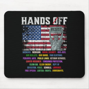Mousepad Resistência À Estátua Da Liberdade Dos Eua