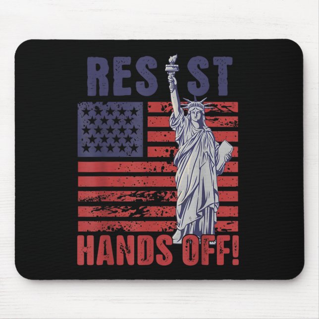 Mousepad Resistência À Estátua Da Resistência Da Liberdade  (Frente)