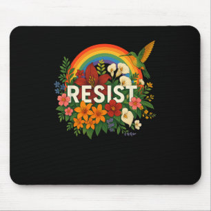 Mousepad Resistência a Protesto Político Anti-Trump Orgulho