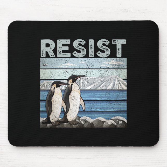 Mousepad Resistência ao Ativismo do Pinguim (Frente)