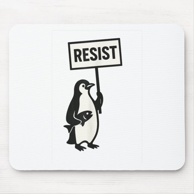 Mousepad Resistência ao Ativismo do Pinguim (Frente)