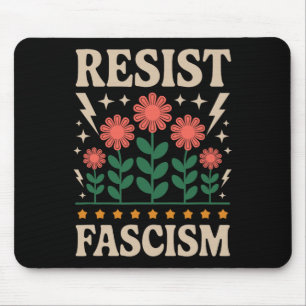 Mousepad Resistência ao fascismo Protesto Trump Anti Trump