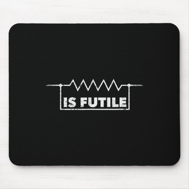 Mousepad Resistência é Engenharia Elétrica Design de Futil  (Frente)