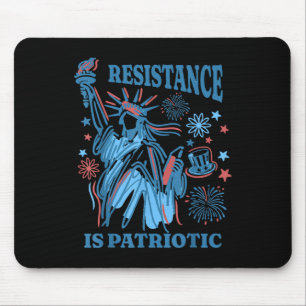 Mousepad Resistência É Patriótica - Estátua Da Liberdade 4