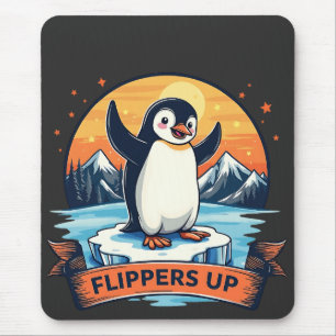 Mousepad Resistir A Eu Ficar Com Pinguins Anti Trump