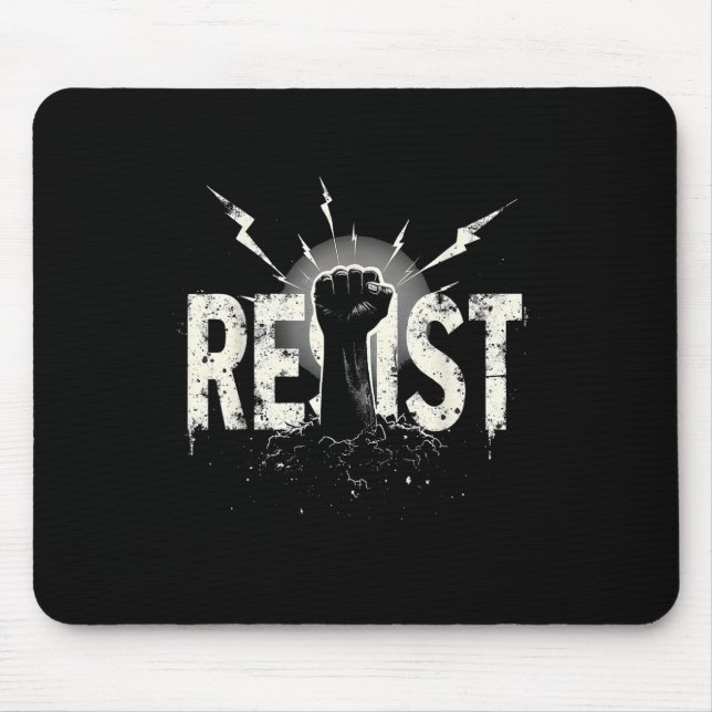 Mousepad Resistir ao Protesto Político _2 (Frente)