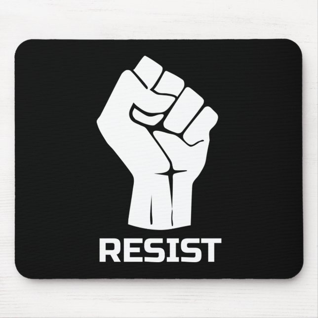 Mousepad Resistir com punho - em branco (Frente)